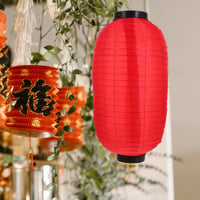 BESPORTBLE Japánsky lampión v štýle sushi baru, vodoodolné závesné svietidlo, dekorácia pre hotely a reštaurácie, 45 cm, červený 2