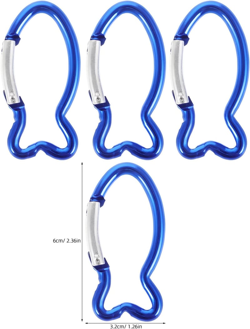 BESPORTBLE Karabiner Halak 10db Rozsdamentes Acél Karabiner Horog