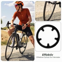Kryt prevodníka na bicykel BESPORTBLE, plastový chránič reťaze, ľahký a odolný, jednoduchá montáž na horské aj cestné bicykle 3