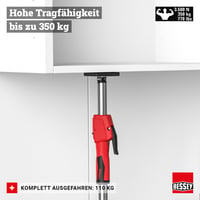 BESSEY STE55 Mennyezeti Alátámasztó | 400-550 mm Állítható | 350 kg Teherbírás | Egykezes Kezelés 4
