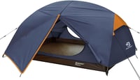 Bessport 2-3 személyes camping sátor 2 ajtóval, ultralight, vízálló, szellőztetett, 4 évszakos kupola sátor 1