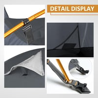 Bessport ultralight sátor 1-3 személyes, vízálló kupola sátor kempinghez és túrázáshoz 4