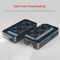 BESTEK 300W Autós Inverter 12V-ról 230V-ra Átalakító 6