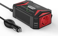 BESTEK 300W Inverter 12V 230V TÜV Autós Áramátalakító USB Portokkal 1