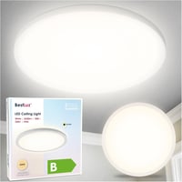 BestLuz LED mennyezeti lámpa 18W 3600lm 4000K lapos fehér konyha nappali 1
