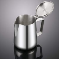 BESTonZON Tejkiöntő Rozsdamentes Acél 600ml Tejhabosító Kávé Cappuccino Latte 6