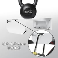 BESTRIDE KEEPER Kerékpár Falitartó Fehér Locking Shelf Fixie Rögzítő 5