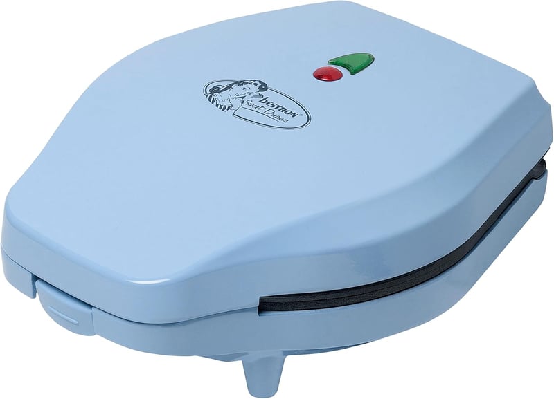 Bestron 700W Retro Cake Pop Készülék Kék Antilengő Bevonattal és Kiegészítőkkel
