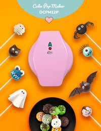 Bestron 700W Retro Cake Pop Készülék Rózsaszín - Készlet Villával és 12 Pálcikával 2