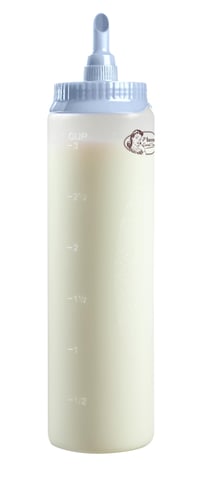 Bestron ABOTTLEB dozator za tijesto s mjernom skalom 700 ml - plavo/bijeli 2