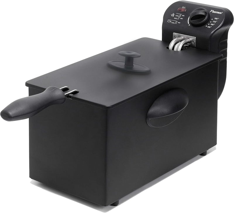 Bestron AF357B olajsütő 3,5L hidegzóna technológiával, 2000W, szabályozható hőmérséklet