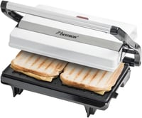 Bestron APM123W kontakt grill 700W fehér, szendvicssütő, panini készítő 1