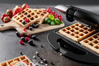Bestron Brussels Gofrisütő Retro Dizájnban, 2 Belga Gofrihoz, Tapadásmentes Bevonat, 700W 4