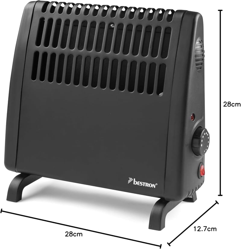 Bestron elektromos fagyőr termosztáttal, 400W, IP24 védelem, garázshoz és lakókocsikhoz