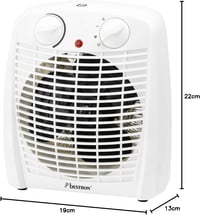 Bestron AFH211W elektromos fűtőtest - fehér 4