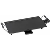 Elektrický stolný gril Bestron Plancha Teppanyaki s nepriľnavým povrchom, pre 4 osoby, s plynulou reguláciou teploty, čierny 1