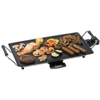 Elektrický stolný gril Bestron Plancha Teppanyaki s nepriľnavým povrchom, pre 4 osoby, s plynulou reguláciou teploty, čierny 2
