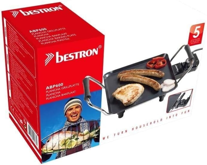 Bestron elektromos teppanyaki grill lap tapadásmentes bevonattal