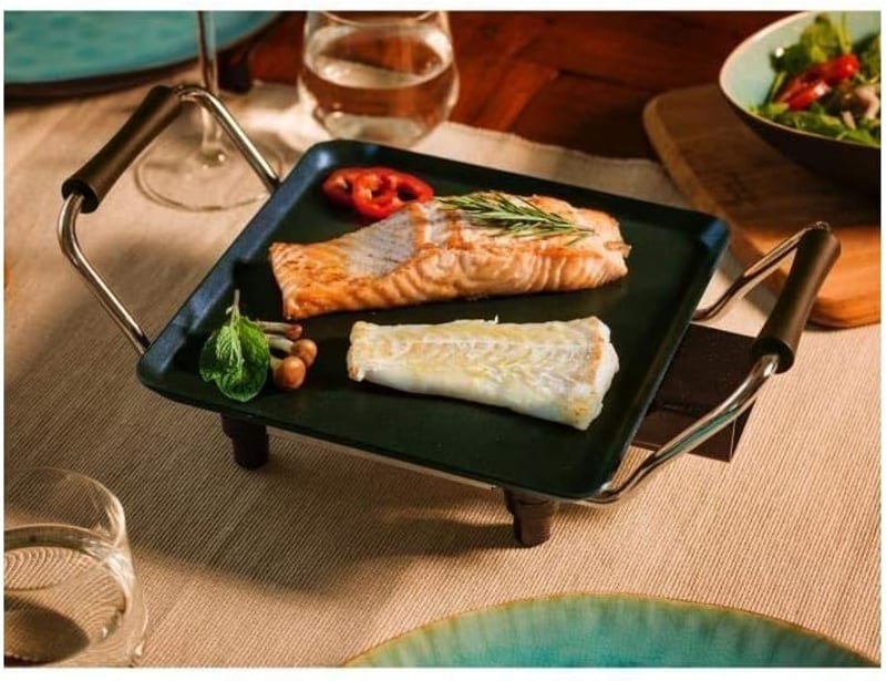 Bestron elektromos teppanyaki grill lap tapadásmentes bevonattal