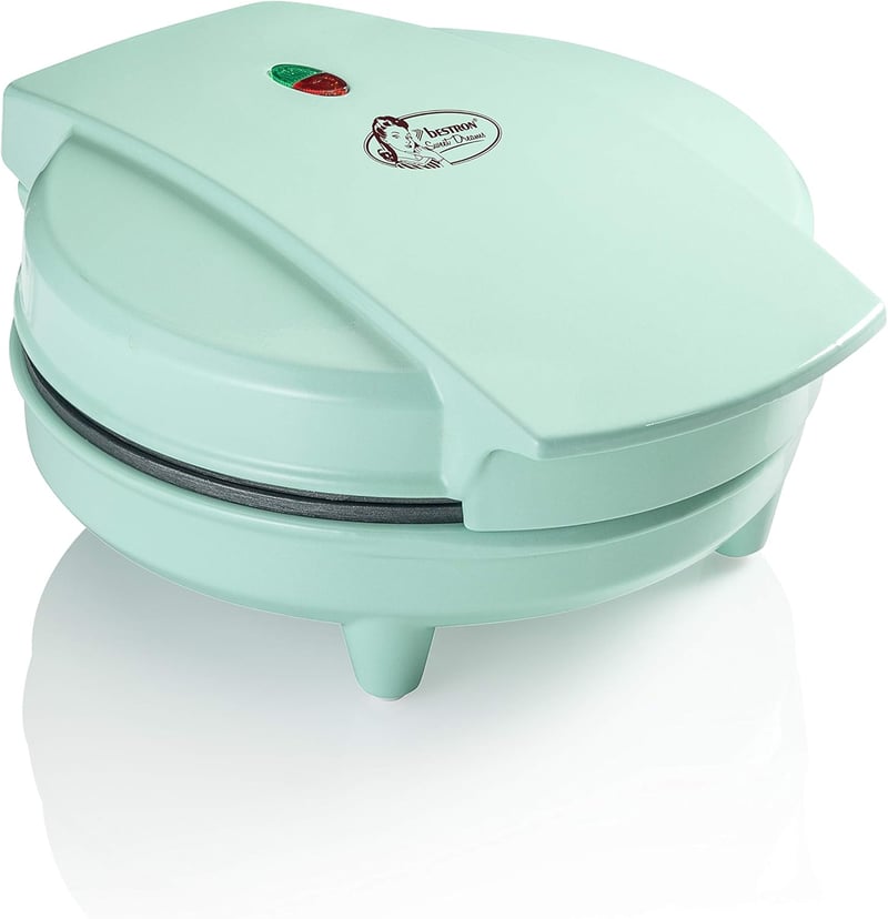 Bestron Kúpgofri Sütő 700W Tapadásmentes Menta Zöld Gofrisütő