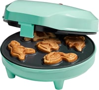 Bestron Mini Dino Dinoszaurusz Gofrisütő Keksz Sütővas 700W Menta 1