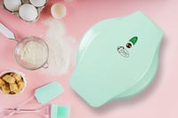 Bestron Mini Dino Dinoszaurusz Gofrisütő Keksz Sütővas 700W Menta 3