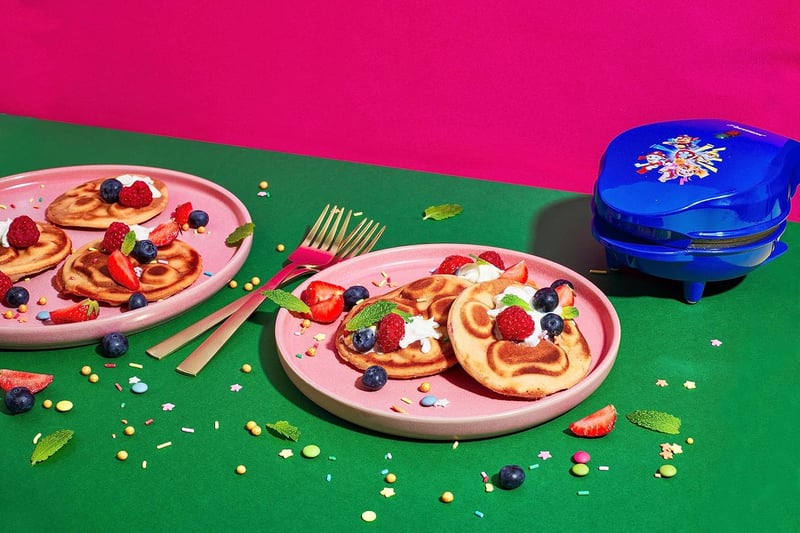 Bestron Paw Patrol mini gofrisütő kék, 10 cm, gyerekeknek