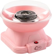 Bestron Retro Vattacukor Készülék Otthonhoz, 10 Pálcikával és Mérőkanállal, Gyerekzsúrhoz, Rózsaszín 1