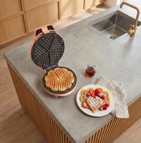 Bestron szív alakú gofrisütő narancssárga, 700W, tapadásmentes bevonattal 9