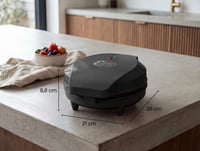 Bestron szívforma gofrisütő, 700W, antilengő bevonattal, fekete 3