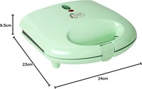 Grătar teppanyaki Bestron XL cu mânere din bambus - verde 7