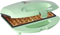Grătar teppanyaki Bestron XL cu mânere din bambus - verde 1