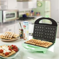 Grătar teppanyaki Bestron XL cu mânere din bambus - verde 5