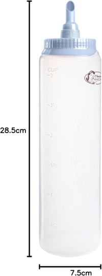 Bestron ABOTTLEB tésztaadagoló mérőskálával 700 ml - kék/fehér 5