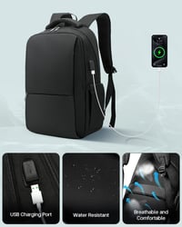 Besttravel Vízlepergető Laptop Hátizsák 15,6 Colos Notebookhoz - Unisex Utazó Táska Munkához, Iskolába, Kempingezéshez 6