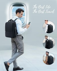 Besttravel Vízlepergető Laptop Hátizsák 15,6 Colos Notebookhoz - Unisex Utazó Táska Munkához, Iskolába, Kempingezéshez 7