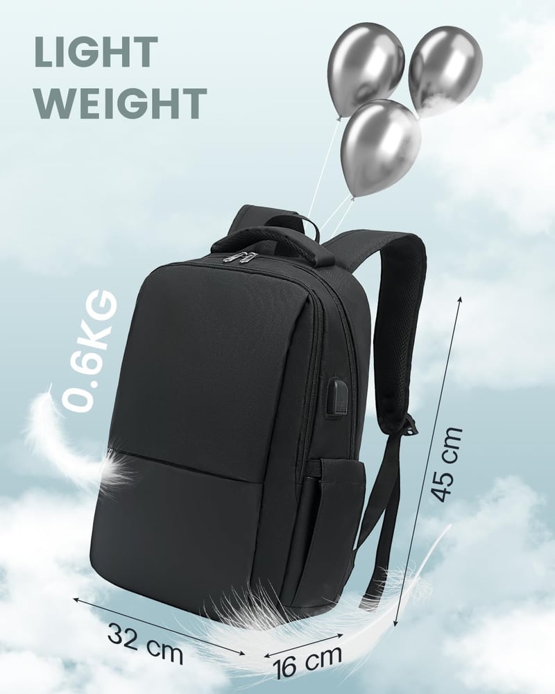 Besttravel Vízlepergető Laptop Hátizsák 15,6 Colos Notebookhoz - Unisex Utazó Táska Munkához, Iskolába, Kempingezéshez