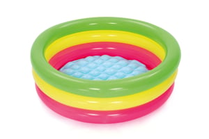 Detský bazén Bestway 51128 Summer s 3 kruhmi, 70x70x24 cm, od 2 rokov, viacfarebný