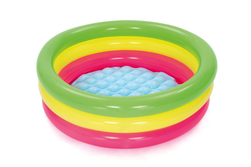 Detský bazén Bestway 51128 Summer s 3 kruhmi, 70x70x24 cm, od 2 rokov, viacfarebný