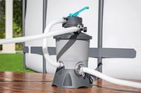 Piesková filtrácia Bestway 58515-7, prietok 3596 l/h, 30,6x30,6x62 cm, sivá/zelená 4