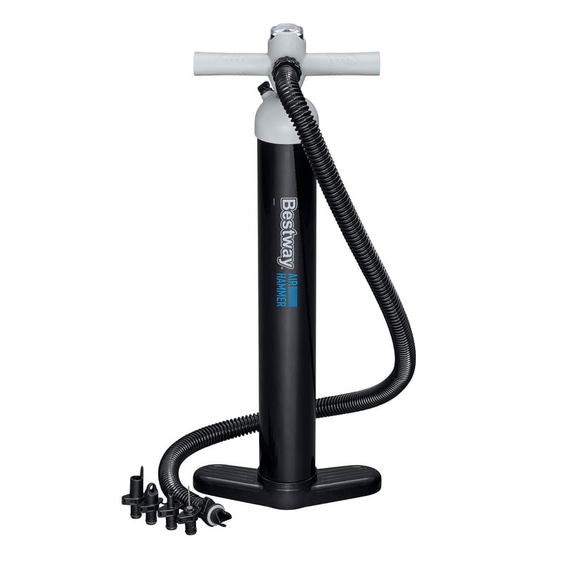Vysokotlaková pumpa Bestway Air Hammer, prietok vzduchu 1800 / 3450 ml, čierno-sivá ručná hustilka