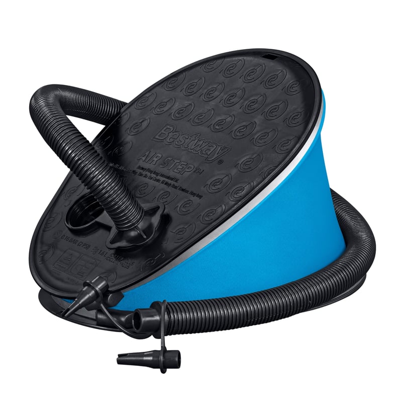 Nožná pumpa Bestway Air Step Pro 31x22x7,5 cm čierna, 1600 ml vzduchová pumpa na bicykel a matrac