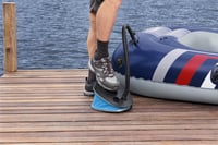 Nožná pumpa Bestway Air Step Pro 31x22x7,5 cm čierna, 1600 ml vzduchová pumpa na bicykel a matrac 9