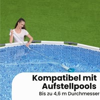 Bestway AquaPristine usisavač za bazen s pumpom, s 2 glave za čišćenje i crijevom, za bazene do 457 cm 3