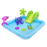 Bestway Aquarium dječje igralište na napuhavanje – 239 x 206 x 86 cm, 308 litara, višebojni vrtni bazen za djecu 1