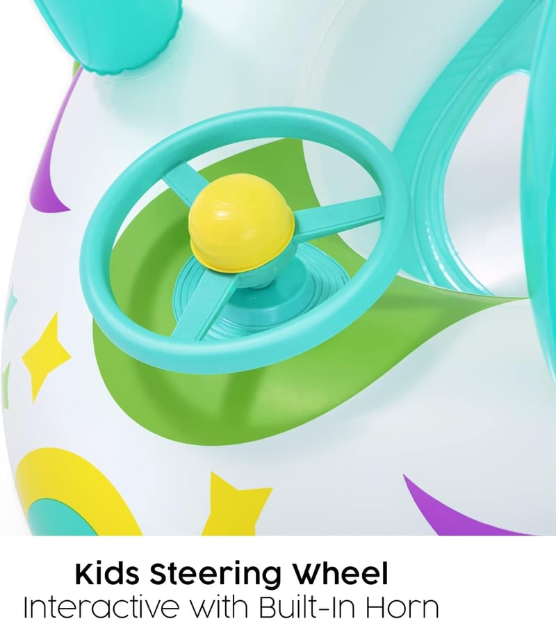 Bestway Autó Formájú Úszógumi Babáknak Többszínű - Space Splash Baby Float