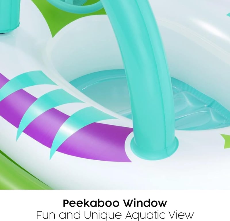 Bestway Autó Formájú Úszógumi Babáknak Többszínű - Space Splash Baby Float