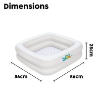 Detská vanička Bestway 51116 - 86x86x25 cm 6