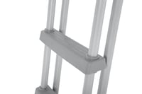Bezpečnostný bazénový rebrík Bestway 2x4 stupne, výška 122 cm, nosnosť 150 kg, sivý 7