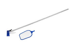 Set za čišćenje dna bazena Bestway BW58013 Venturi — mrežica je pohabana, a na usisavaču se nalazi manja ogrebotina (stanje: vidi 2. sliku)